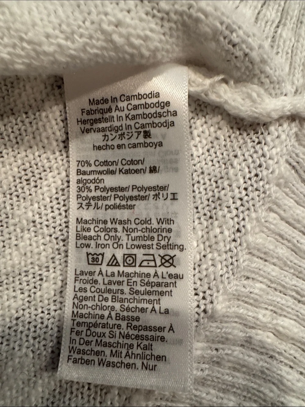J. Crew Women's White Crewneck Sweater